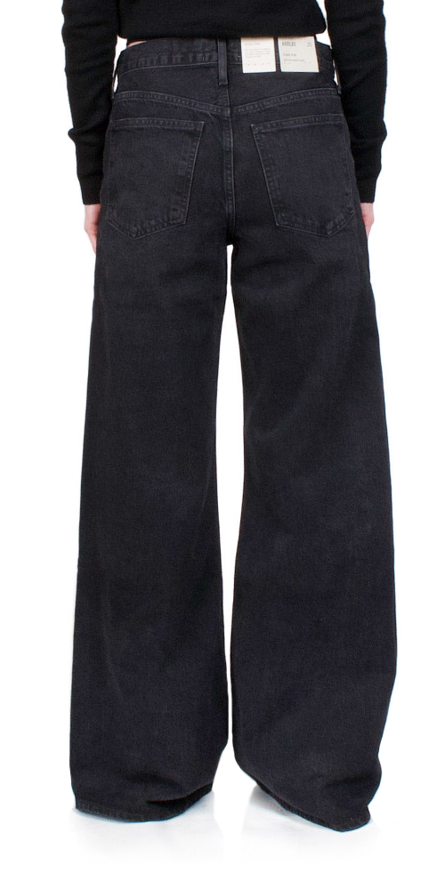 Clara Low Rise Baggy Jeans for Women - Stretch Denim Pants with Mascara Wash | Casual Streetwear & Everyday Outfits