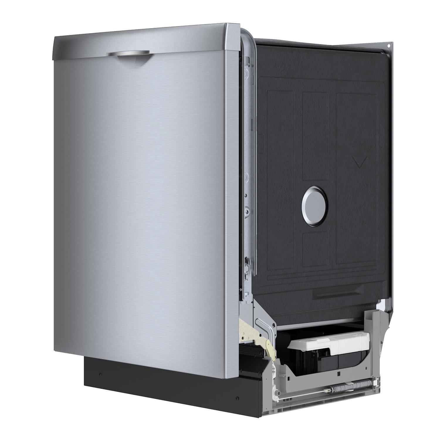 Bosch 800 Series 24 Inch Built-In Dishwasher with Stainless Steel Tub, Home Connect, Third Rack & CrystalDry (SHS53CM5N) - Perfect for Large Families and Entertaining