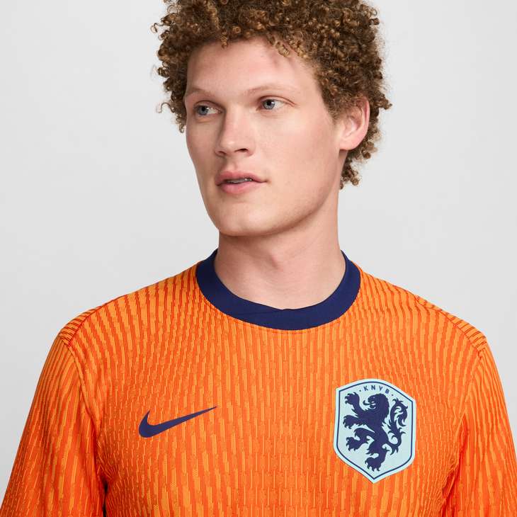 Nike Netherlands 2024/25 Home Men's Football Jersey - Authentic Soccer Shirt for Fans & Players - Perfect for Matchdays, Training & Casual Wear