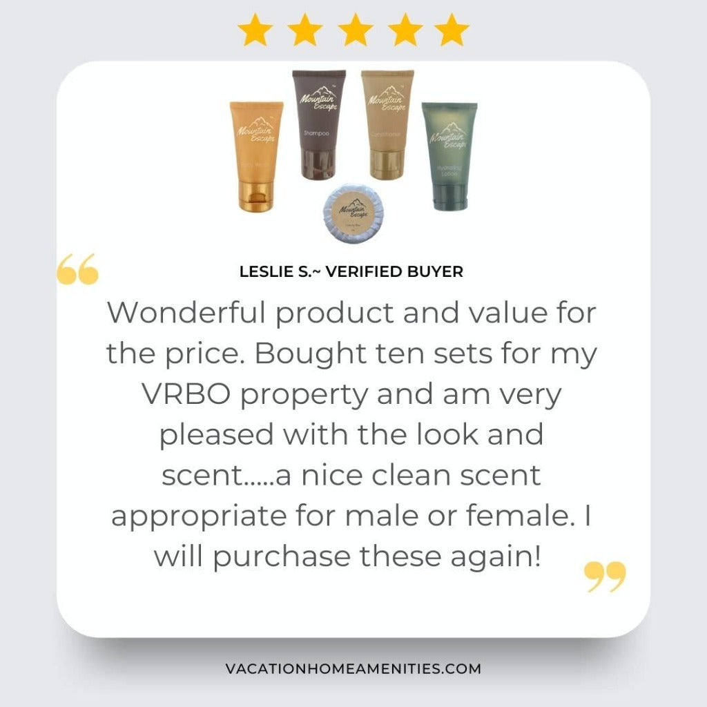 Premium Hotel Toiletries Set in Elegant Presentation Bag - Luxury Travel Essentials for Vacation, Spa & Gifts (Shampoo, Conditioner, Body Wash, Lotion) - Perfect for Hotels, Resorts, Airbnb & Home Use