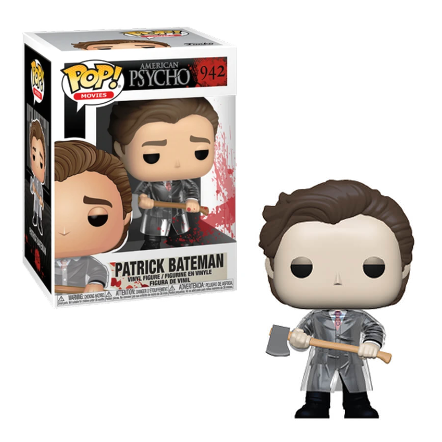 Funko Pop! AMERICAN PSYCHO: Patrick Bateman #942 Collectible Vinyl Figure - Perfect for Movie Fans, Office Decor & Pop Culture Collections