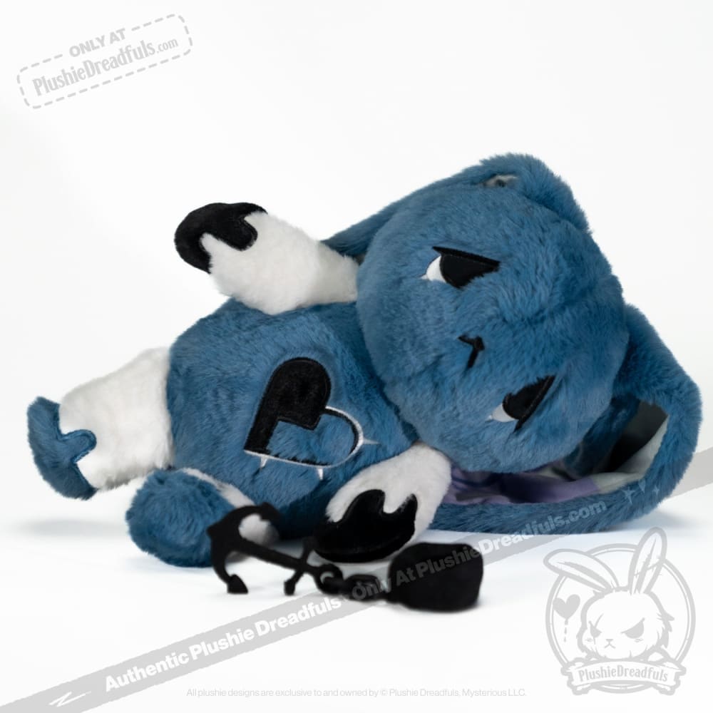 Plushie Dreadfuls Grief Rabbit - Soft Stuffed Animal Toy for Comfort & Emotional Support | Perfect for Grieving, Therapy, and Mental Health Awareness