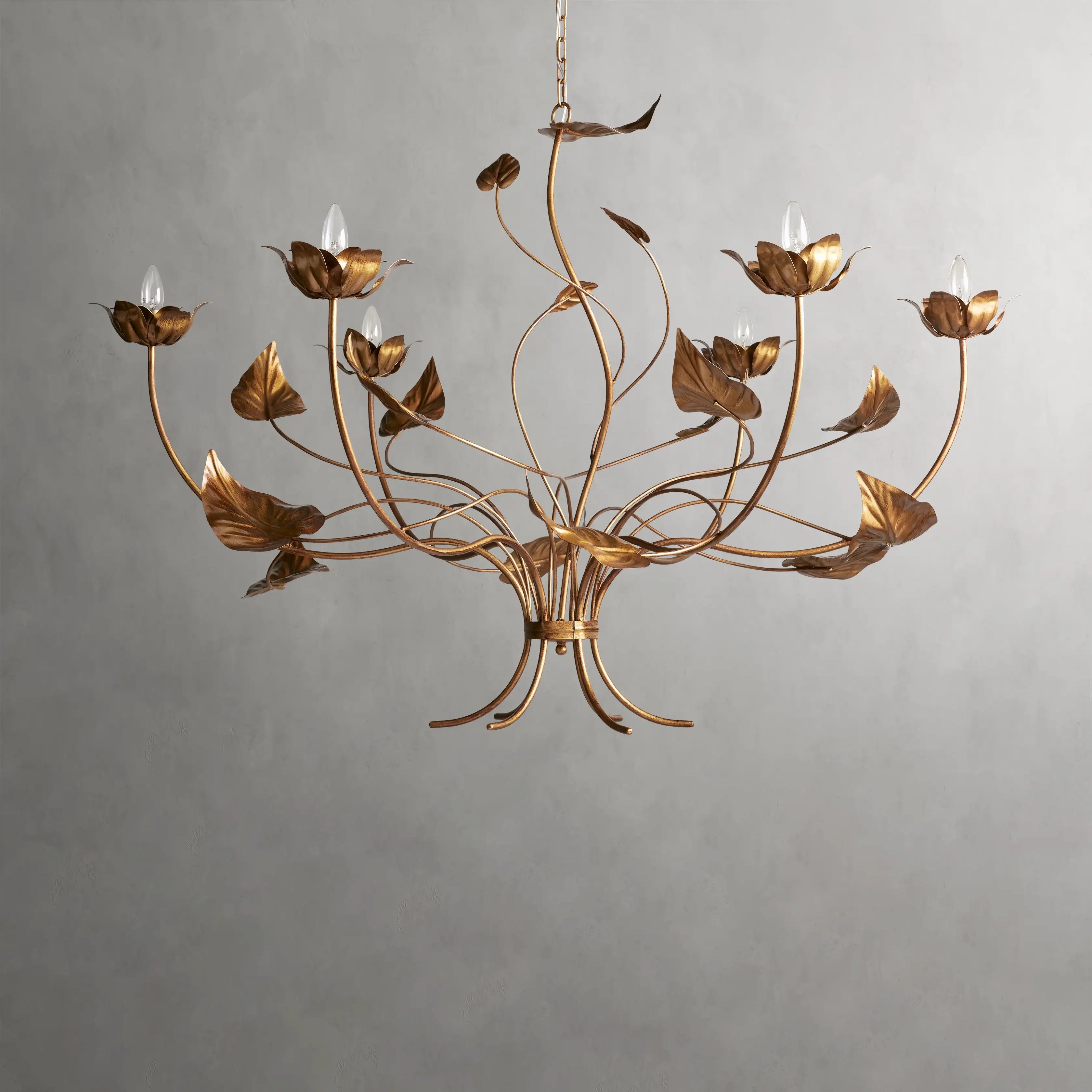 Elegant Ninfea Crystal Chandelier - Modern Ceiling Light Fixture for Dining Room, Living Room & Bedroom | Perfect for Home Decor, Wedding & Luxury Interior Lighting