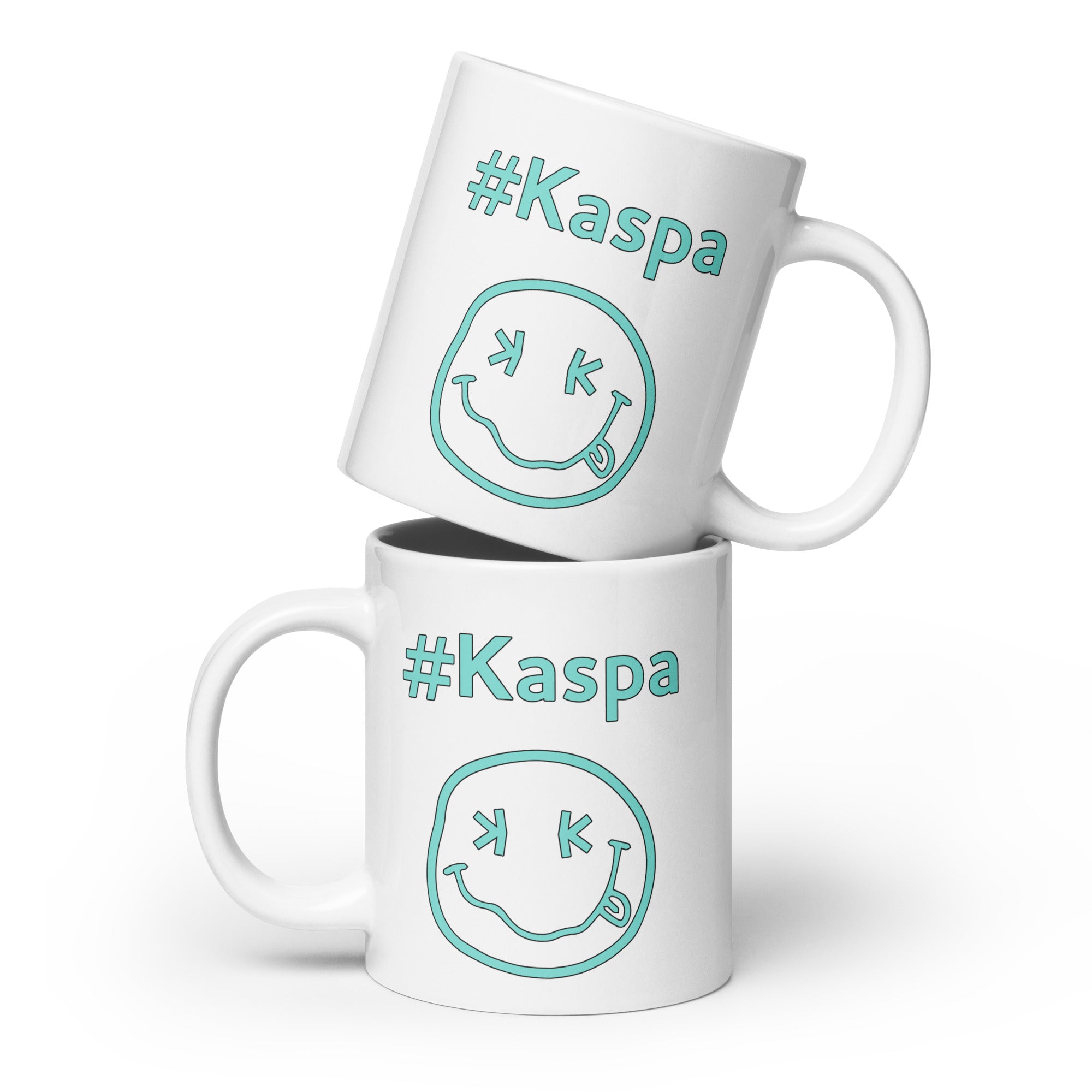 Premium Kaspa Coffee Mug - Insulated Stainless Steel Travel Tumbler with Lid - Perfect for Hot & Cold Drinks - Ideal for Office, Commute, and Outdoor Adventures