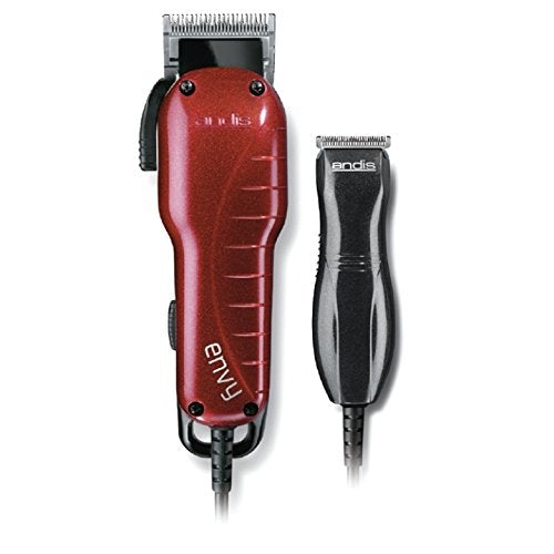 Andis Envy Professional Hair Clipper & Trimmer Combo Kit for Men - Cordless Hair Cutting Grooming Set with T-Blade & Guards - Perfect for Home, Salon & Barbershop Use