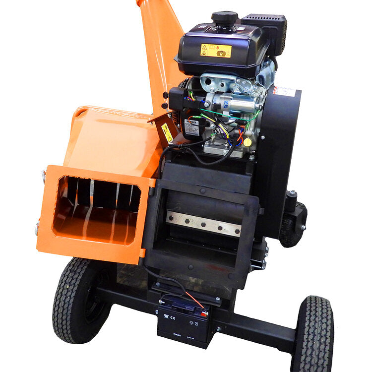DK2 OPC566E 429cc 14HP Kohler CH440 Engine Electric Start Kinetic Drum Chipper Shredder - Perfect for Landscaping, Yard Waste & Tree Branch Removal