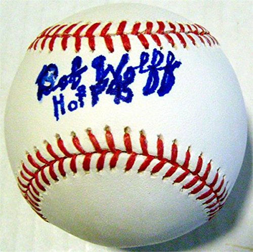 Topps Bob Wolff Autographed Baseball - OMLB Hall of Fame Broadcaster Don Larsen Perfect Game - Official MLB Ball with Sharpie Signature - Collectible Memorabilia for Baseball Fans, Sports Enthusiasts & Gift Giving