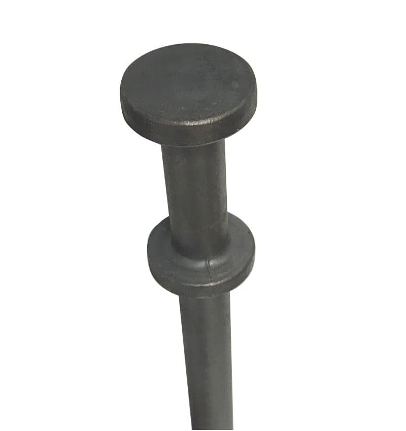 Heavy Duty Double Head Steel Tent Stakes - 36 Inch Ground Anchors for Commercial Inflatables, Party Tents, Camping Shelters (4-Pack) - Perfect for Outdoor Events, Beach Setups, and Windy Conditions