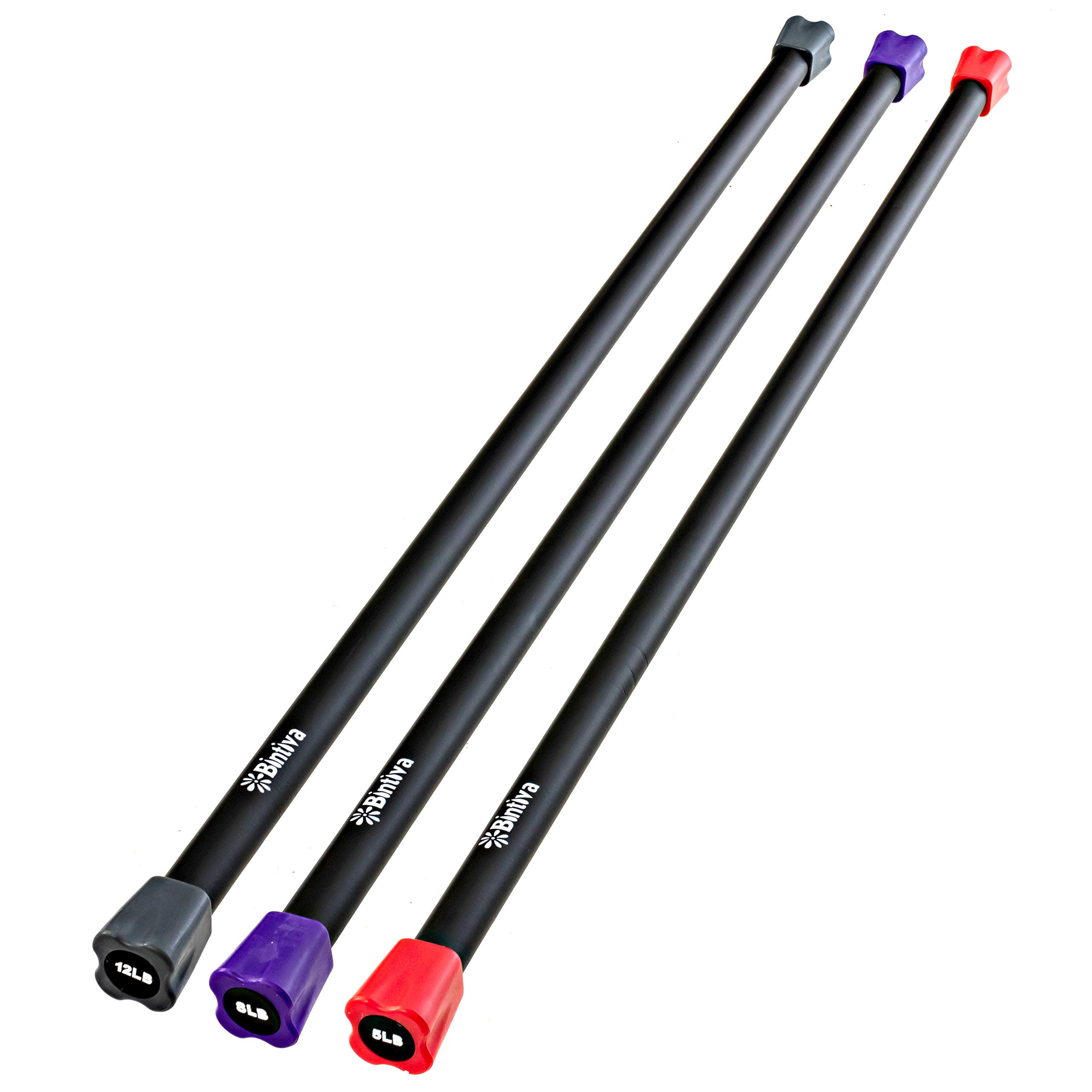 Premium Weighted Bar Set for Strength Training - Adjustable Dumbbell Bars for Home Gym, Fitness & Workout - Perfect for Weightlifting, CrossFit & Muscle Building
