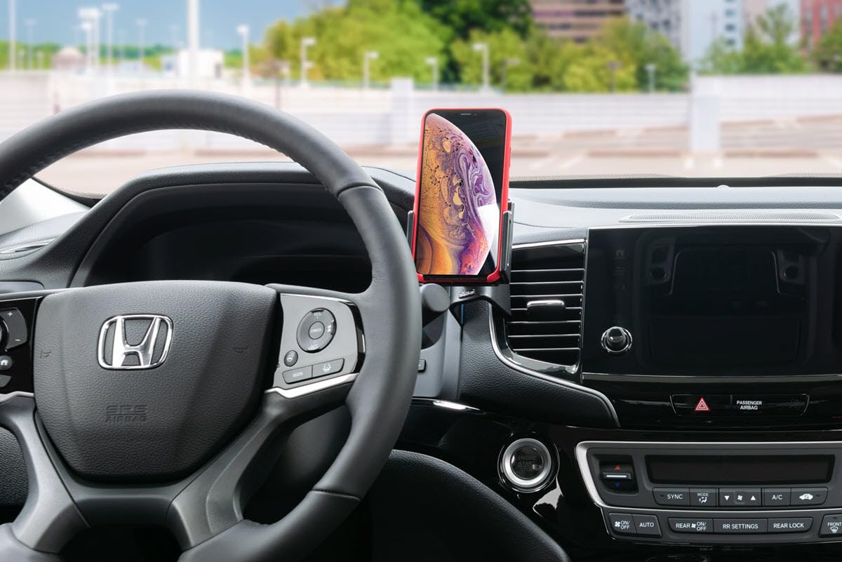 Scosche PC855198 ProClip Center Dash Mount for 2016-2022 Honda Pilot, 2016-2023 Honda Ridgeline & 2019-2023 Honda Passport SUVs - Secure Phone Holder for Hands-Free Navigation & Driving Safety (Mounting Base Only)