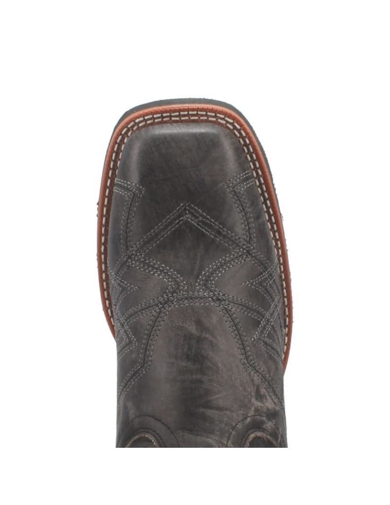Laredo Men's Axel Cowboy Boots - Genuine Leather Western Boots in Black, Size 10.5 EW - Perfect for Rodeo, Country Dancing & Western Fashion