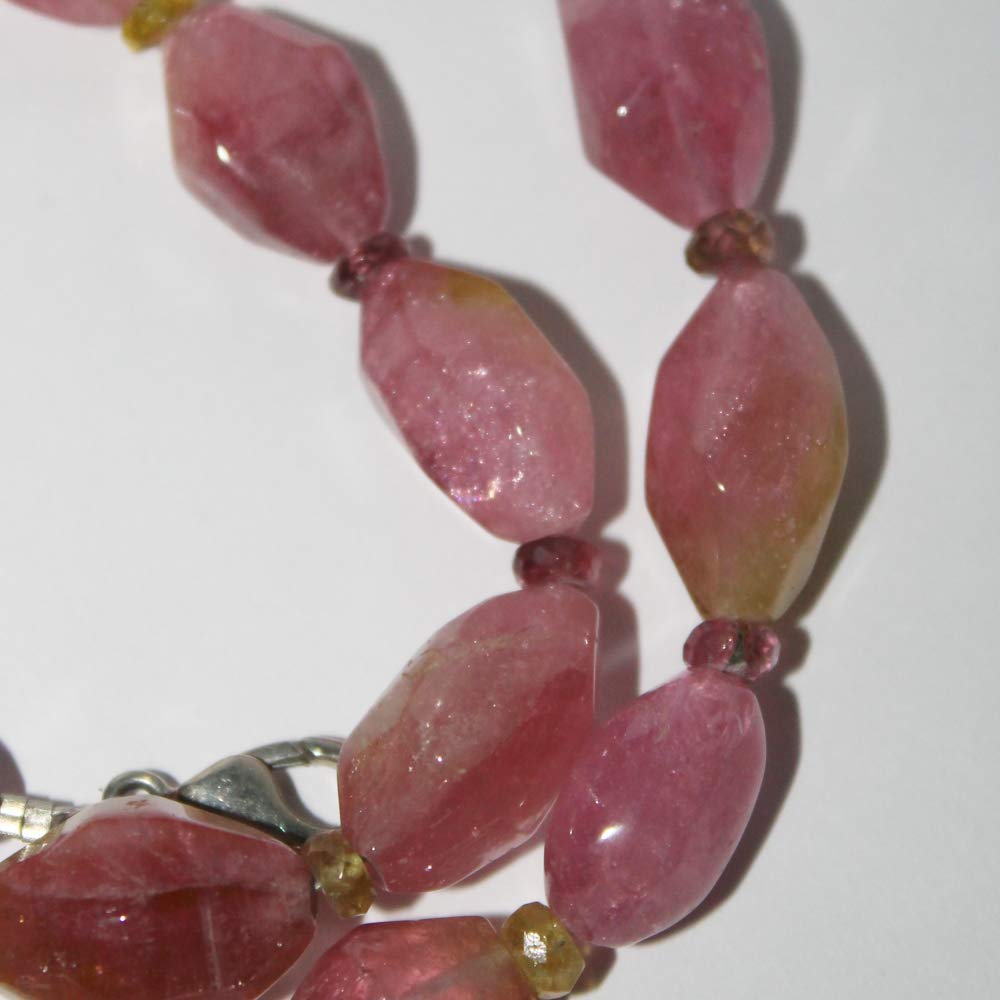 Natural Rubellite Tourmaline Necklace for Women – Handmade Gemstone Jewelry for Elegant Occasions & Everyday Wear