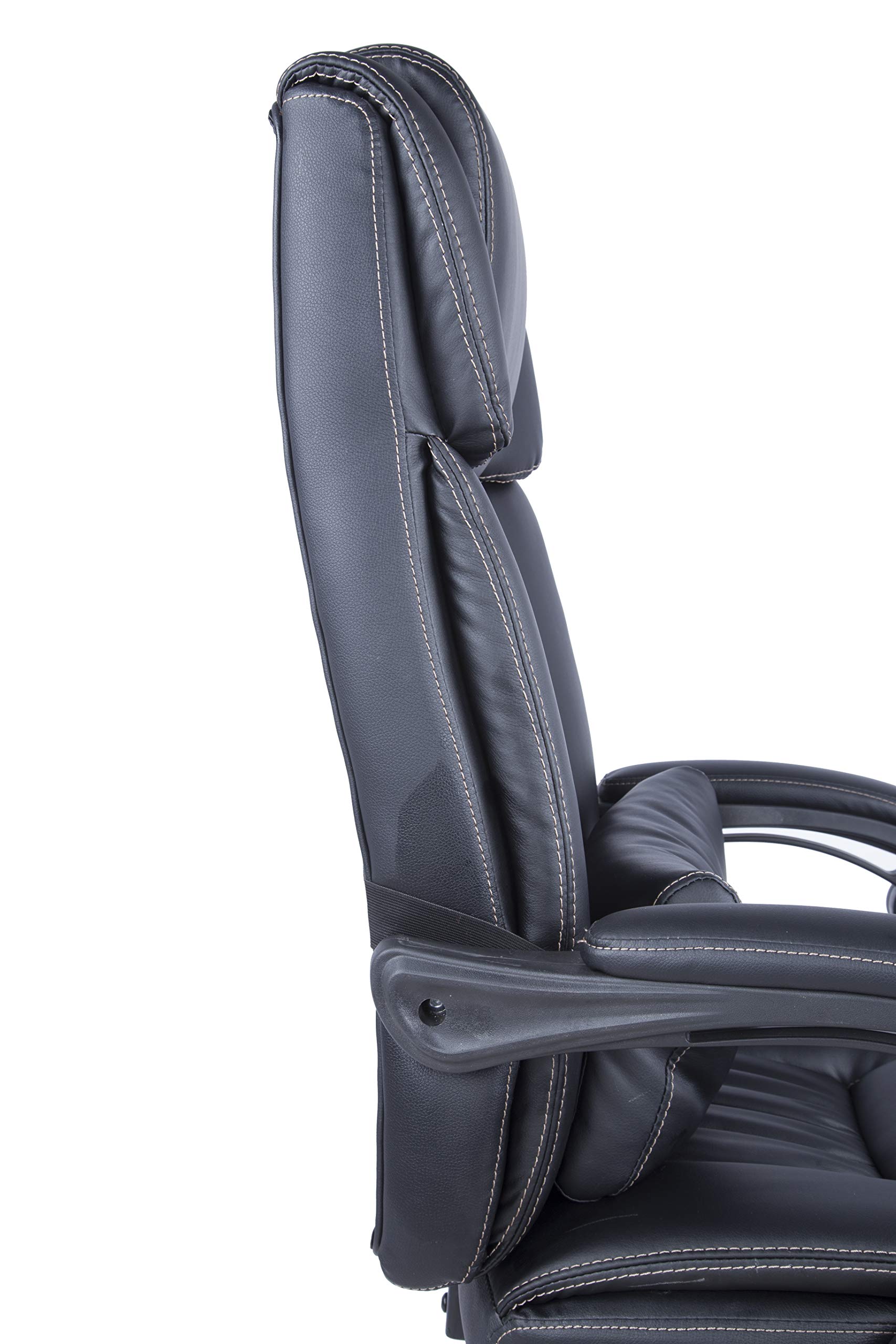 Milan 0027-CCH Ergonomic Office Computer Chair with Adjustable Height - Black, Comfortable Home & Gaming Desk Chair for Long Hours Sitting
