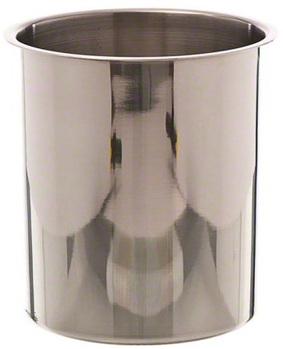 Browne Foodservice 4.25 Quart Stainless Steel Bain Marie Pot - Commercial Kitchen Food Warmer for Restaurants, Catering & Buffets