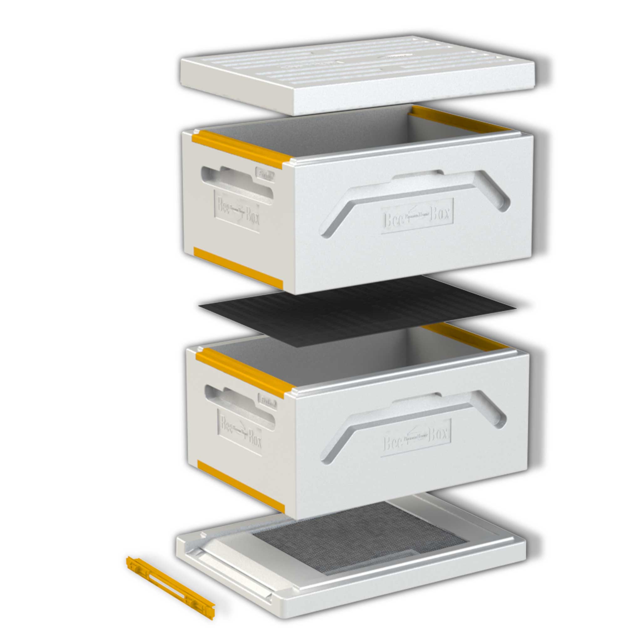 Paradise Honey 9 Frame Polystyrene Langstroth Beehive Kit - Includes 2 Deep Brood Boxes & Supers for Beekeeping | Ideal for Backyard Apiaries & Honey Production