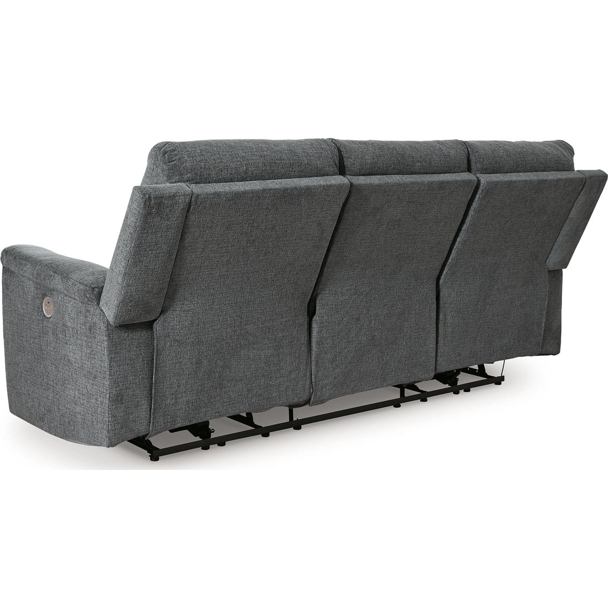 Barnsana Power Reclining Sofa - Electric Recliner Couch with USB Charging & Cup Holders | Modern Living Room Furniture for Home Theater & Relaxation