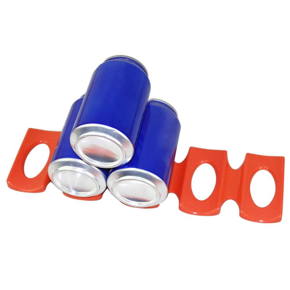Foldable Silicone Bottle Stacking Mat - Space Saving Can & Bottle Organizer Rack for Refrigerator, Pantry, Countertop, Cabinet | Perfect for Kitchen Storage & Organization