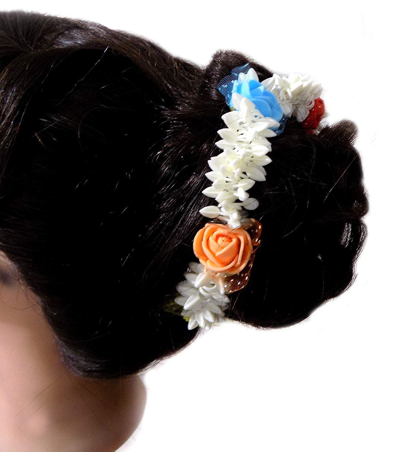 Baal Gajra Hair Bun Maker for Women - Elegant Hair Accessory for Bun Styling (Pack of 1) | Perfect for Weddings, Parties & Traditional Indian Hairstyles