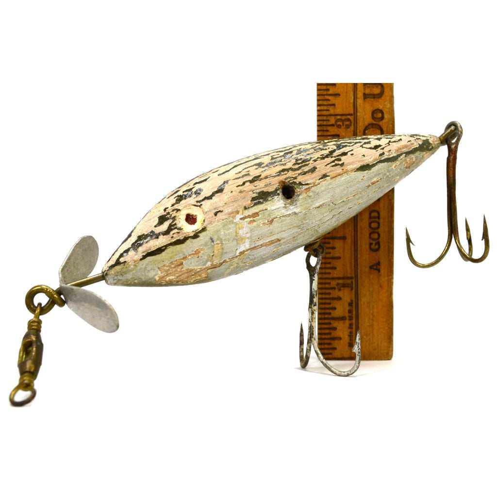Vintage Wooden Fishing Lure - Handmade 5