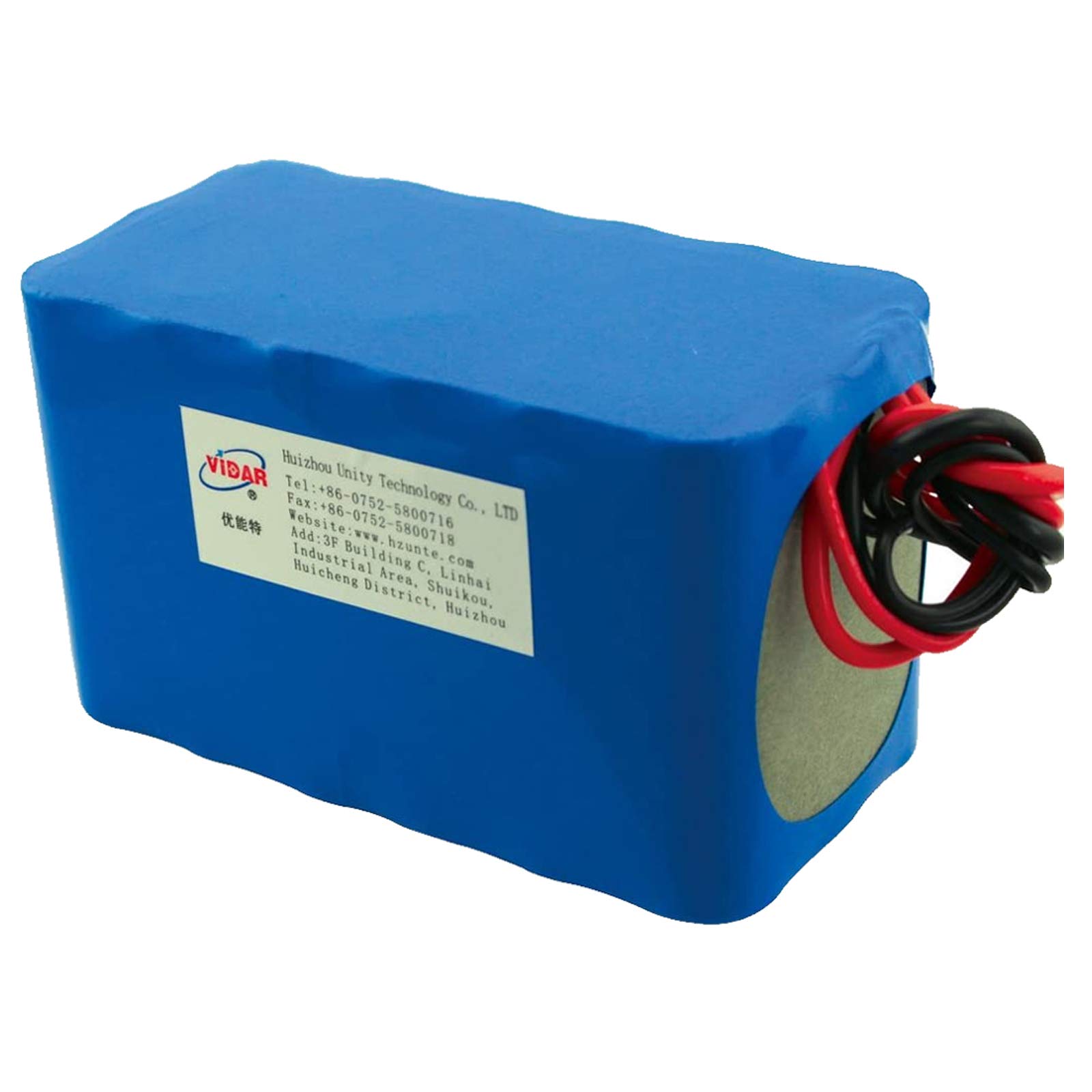 VIDAR Rechargeable 12V 15600mAh Lithium Ion Battery Pack - High Capacity Li-ion Battery for Electronics, Toys, LED Lights & Power Equipment | Perfect for Camping, Emergency Power & Portable Devices