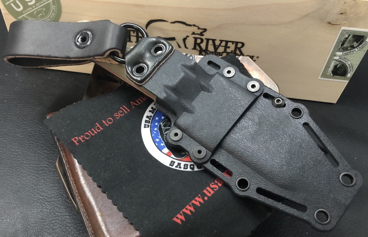 White River Knives Firecraft FC 7 S35VN Survival Knife - Premium Outdoor Camping, Hunting, and Bushcraft Knife for Wilderness Adventures
