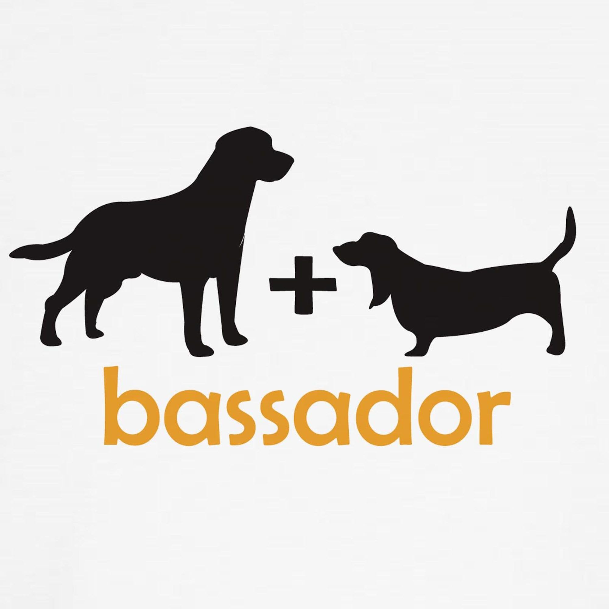 Bassador Dog T-Shirt - Funny Pet Clothing & Costume for Basset Hound Mix Dogs | Perfect for Dog Lovers, Pet Parties & Halloween Costumes