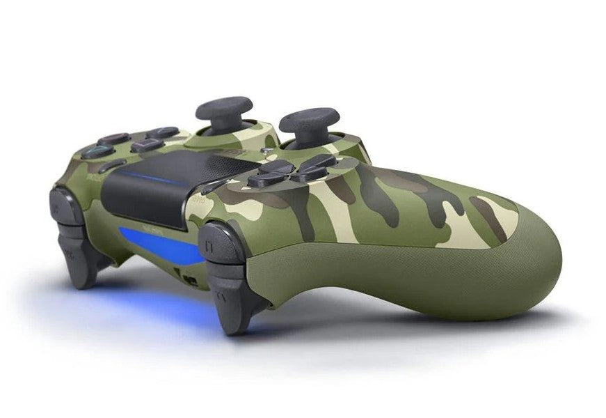 Original PlayStation 4 DualShock 4 Wireless Controller - Green Camouflage Design | Compatible with PS4 & PC | Perfect for Gaming, Streaming & Multiplayer Sessions