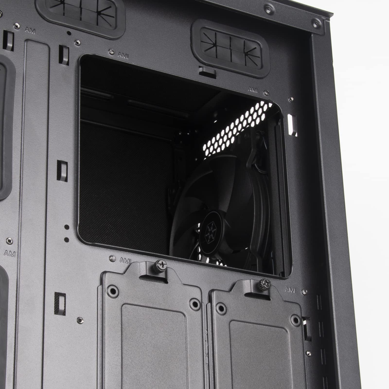SilverStone Technology SETA H1 E-ATX Full Tower PC Case - Dual 160mm Front Fans & 140mm Rear Fan, High Airflow Design (SST-SEH1B-G) - Perfect for Gaming Rigs, Workstations & Custom PC Builds