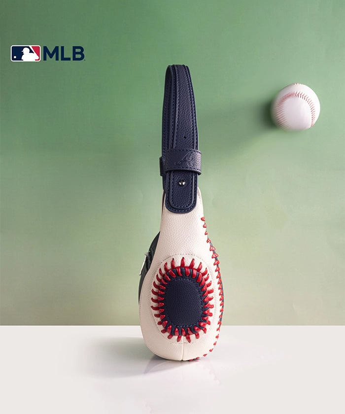 MLB Atlanta Braves Crossbody Hobo Bag for Women - Stylish & Comfortable Purse for Baseball Games, Travel & Everyday Use