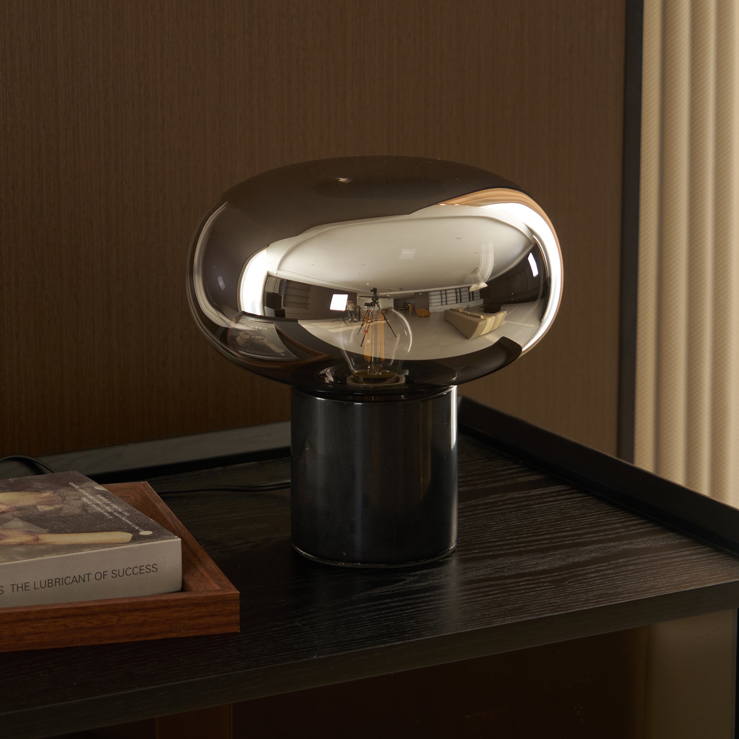 Sylvaine Table Lamp - Modern LED Bedside Lamp with USB Port, Touch Control, Dimmable Warm White Light - Perfect for Bedroom, Living Room, Office Nightstand Lighting