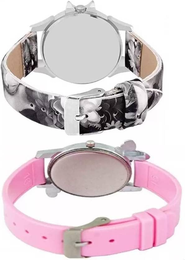 QALIBA Girls Analog Watch - Stylish Multicolor Designer Watch for Girls & Women | Perfect for School, Parties & Everyday Wear
