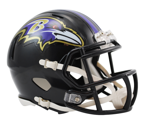 Baltimore Ravens Speed Mini Helmet - Officially Licensed NFL Collectible - Perfect for Display, Gifts & Fan Collections