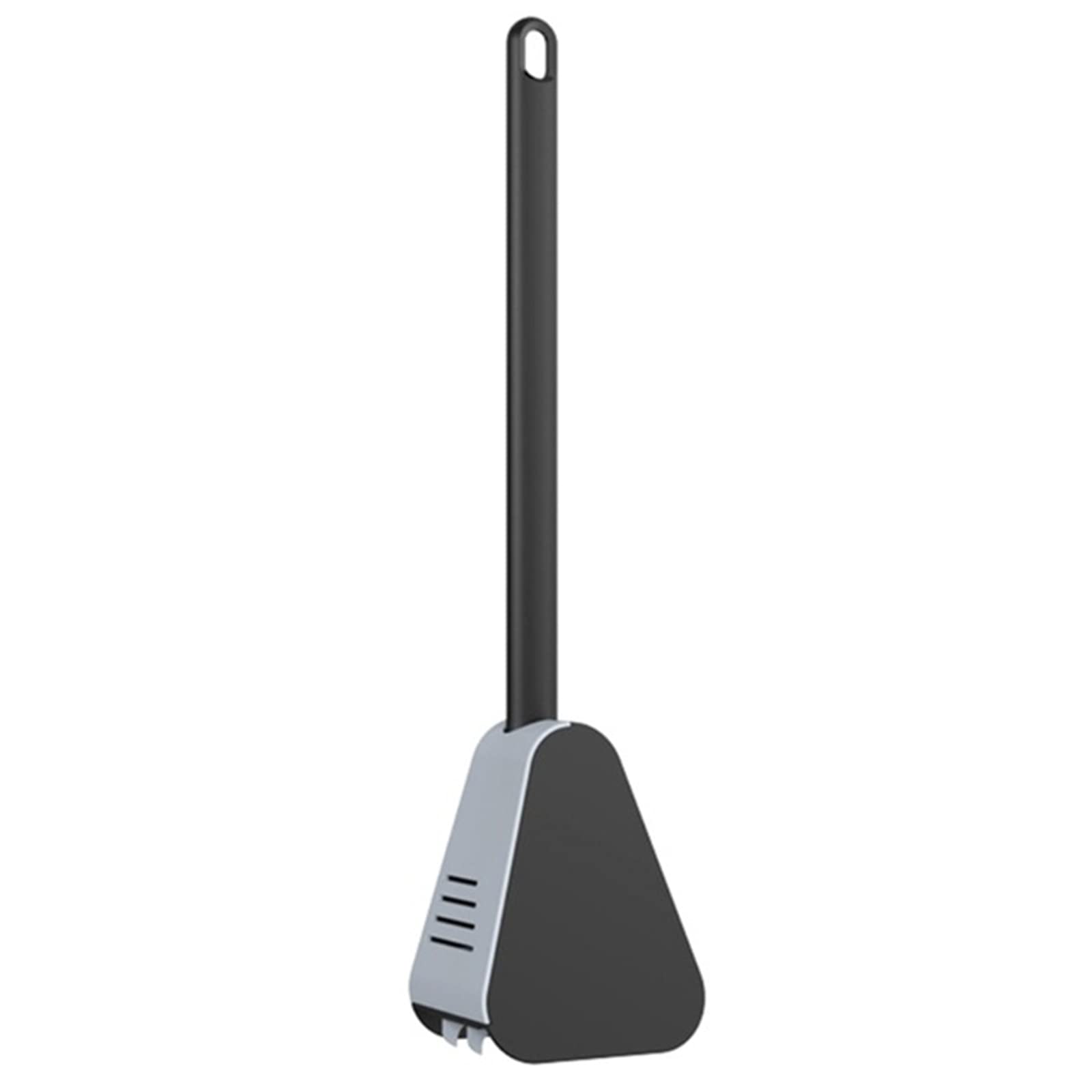 Golf Silicone Toilet Brush Set with Holder - Long Handle for Modern Bathrooms - Black