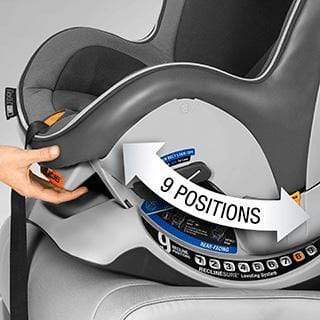 Chicco NextFit Zip Convertible Car Seat - Carbon Black | Safe & Comfortable Infant to Toddler Car Seat for Travel | Perfect for Road Trips & Daily Commutes