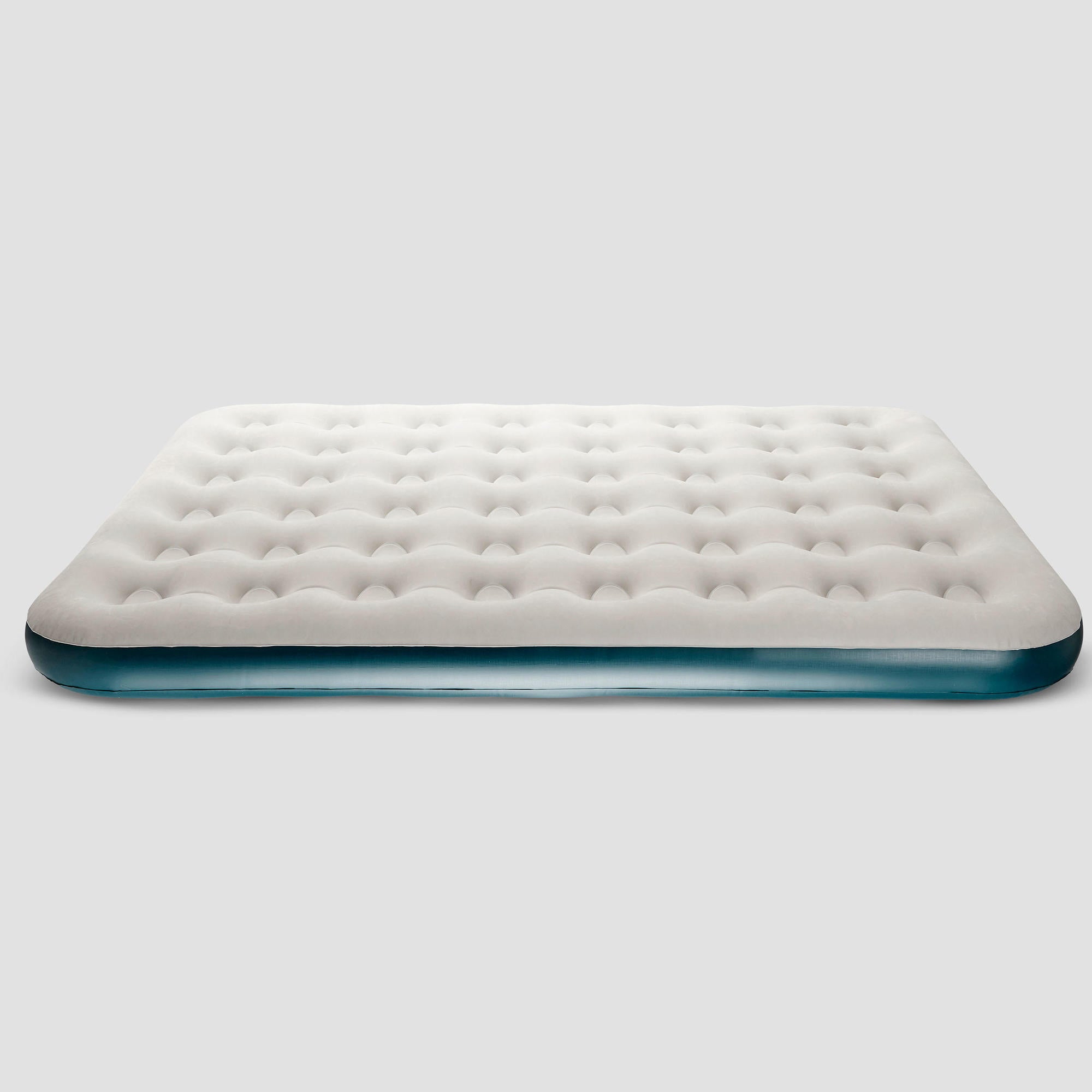 Quechua Air Basic Inflatable Mattress - 2 Person Camping Air Bed with Built-in Pump, Lightweight & Waterproof for Outdoor Adventures, Backpacking, and Guest Sleeping