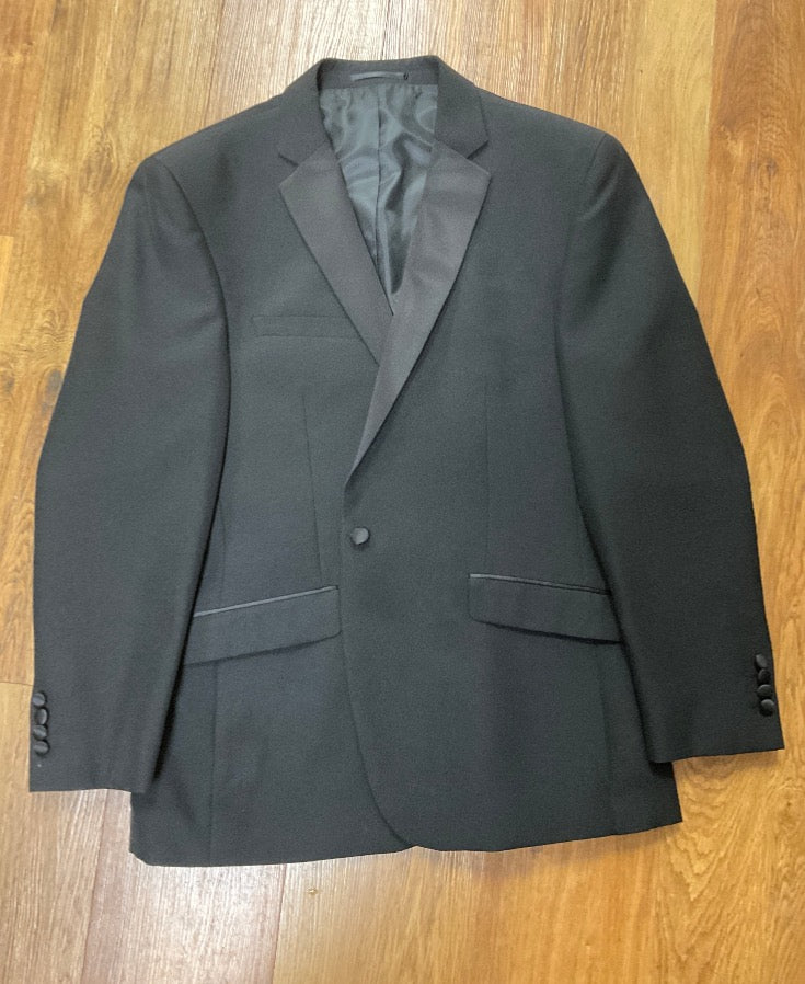 Men's Classic Dinner Jacket - 42 Short, Slim Fit Formal Blazer for Weddings & Evening Events | Premium Wool Blend Tuxedo Coat for Business & Special Occasions