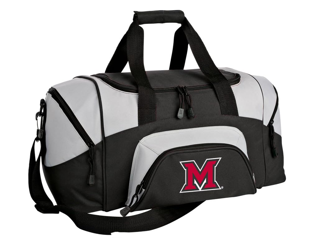 Miami RedHawks Duffle Bag - Official University of Miami Gym Bag, Travel Duffel, Sports Equipment Bag for College Students, Athletes & Alumni - Perfect for Workouts, Travel & Game Day