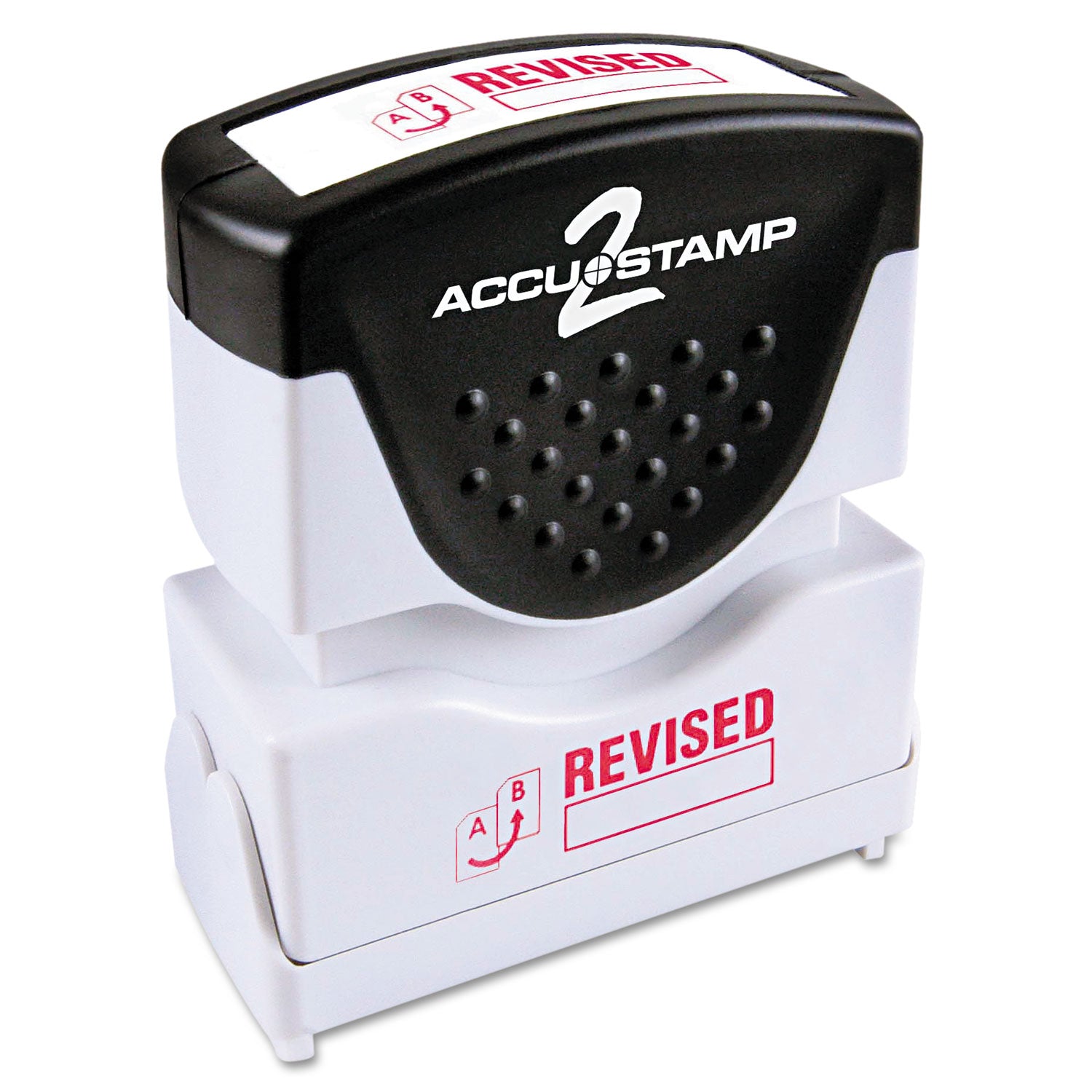 ACCUSTAMP2® Pre-Inked Shutter Stamp - Red, 1.63