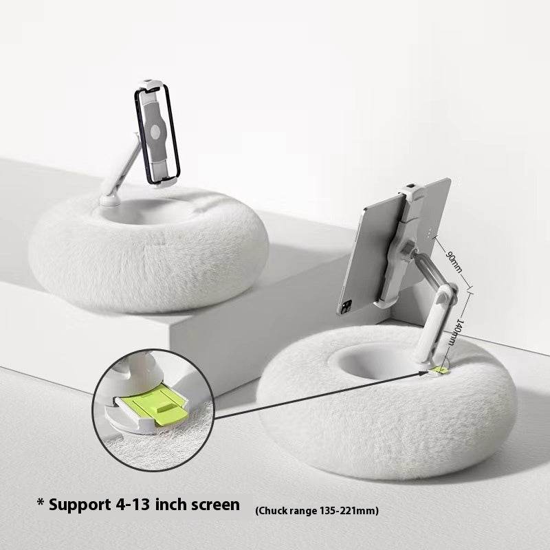 SnackPal: Soft & Fluffy Phone Stand Holder for Desk, Car, and Bed - Perfect for Watching Videos, Reading, and Video Calls