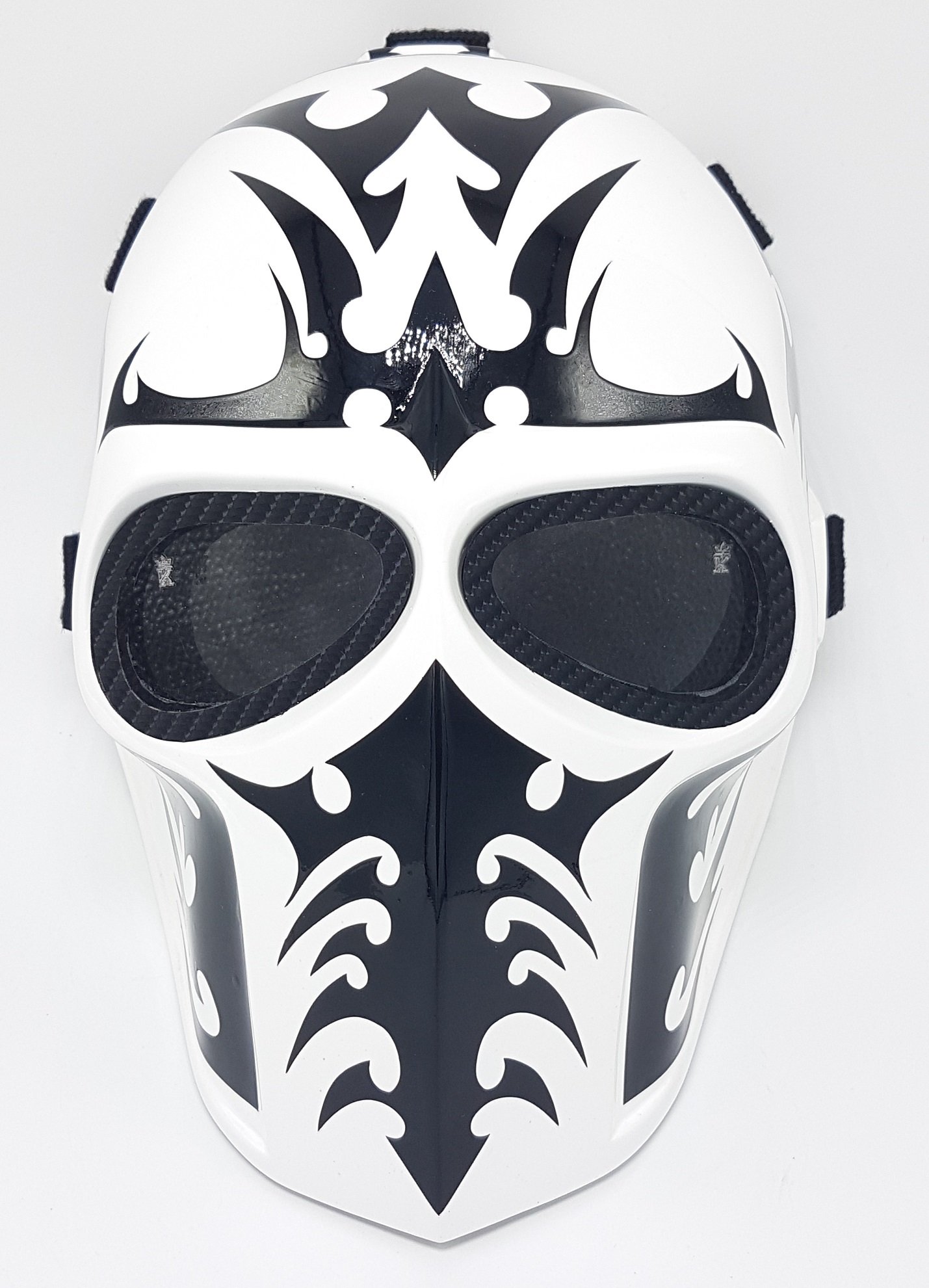 Tactical Airsoft Mask - Army of Two Style Protective Gear for Outdoor Sports, BB Gun Games & Cosplay | Full Face Protection Ghost Mask (White) - Perfect for Airsoft Battles, Halloween Costumes & Military-Themed Parties