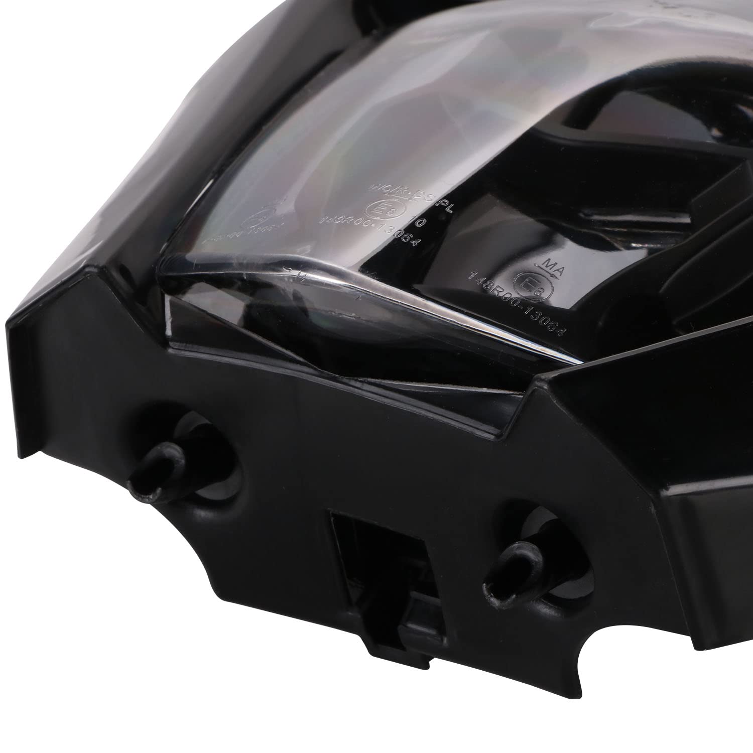 JFG RACING Universal LED Motorcycle Headlight with Turn Signals - Dirt Bike, Pit Bike, Enduro & ATV Headlight Kit (Black) - Perfect for Off-Road Adventures, Night Riding & Trail Exploration