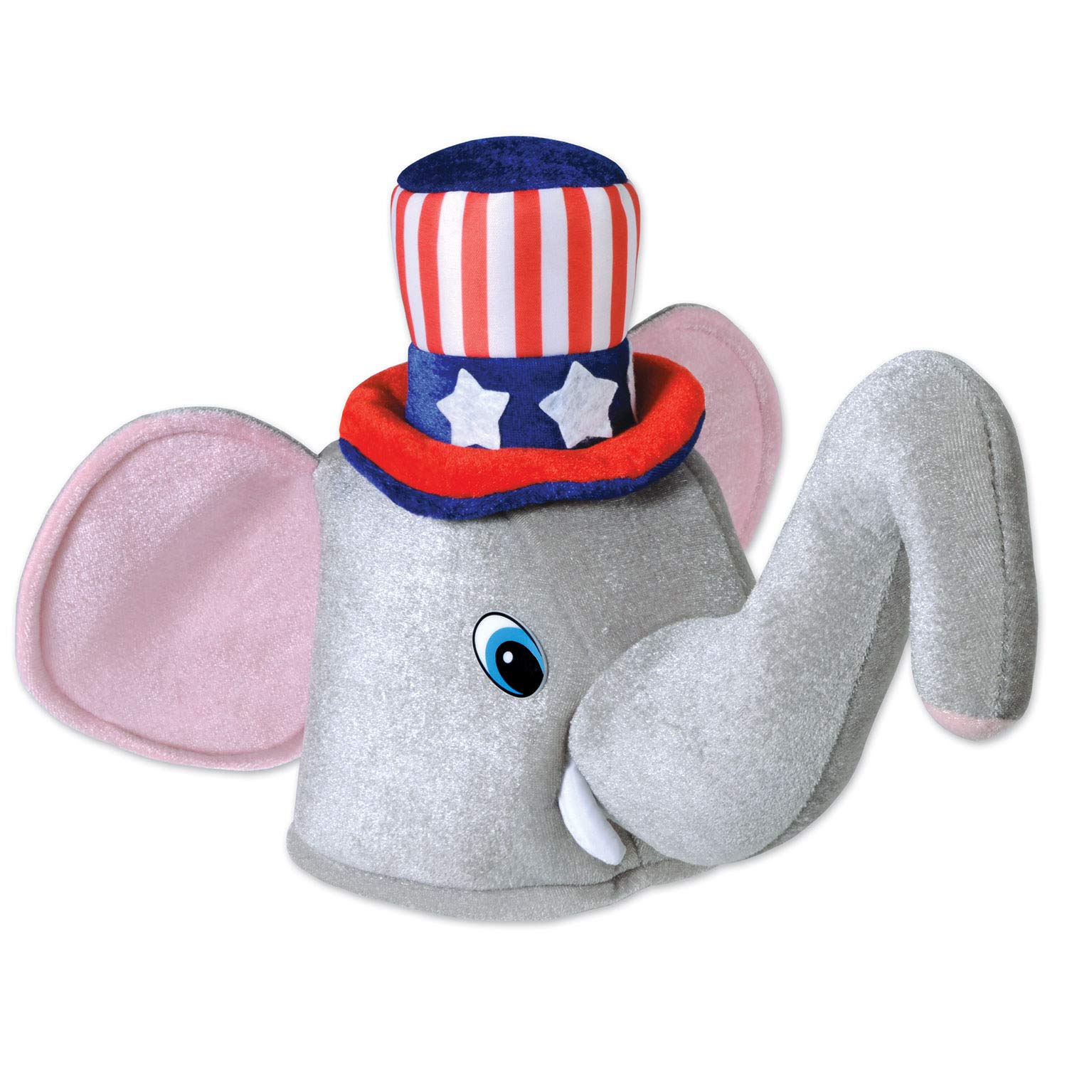 Beistle Plush Hats - Fun Novelty Party Hats for Birthday Celebrations & Holiday Events - Patriotic American Themed Soft Hats for Parties, Costumes & Festive Occasions - Perfect for 4th of July, Halloween & Christmas Gatherings