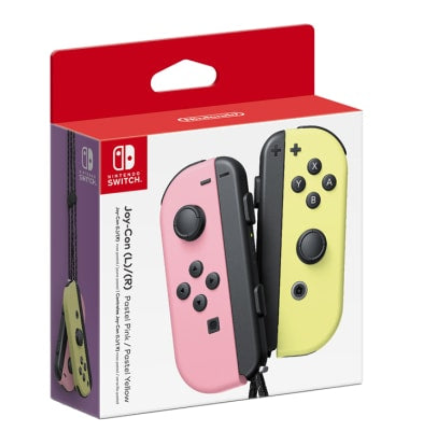 Original Nintendo Joy-Con (L/R) Wireless Controllers for Switch - Neon Red/Blue - Perfect for Multiplayer Gaming & Motion Controls