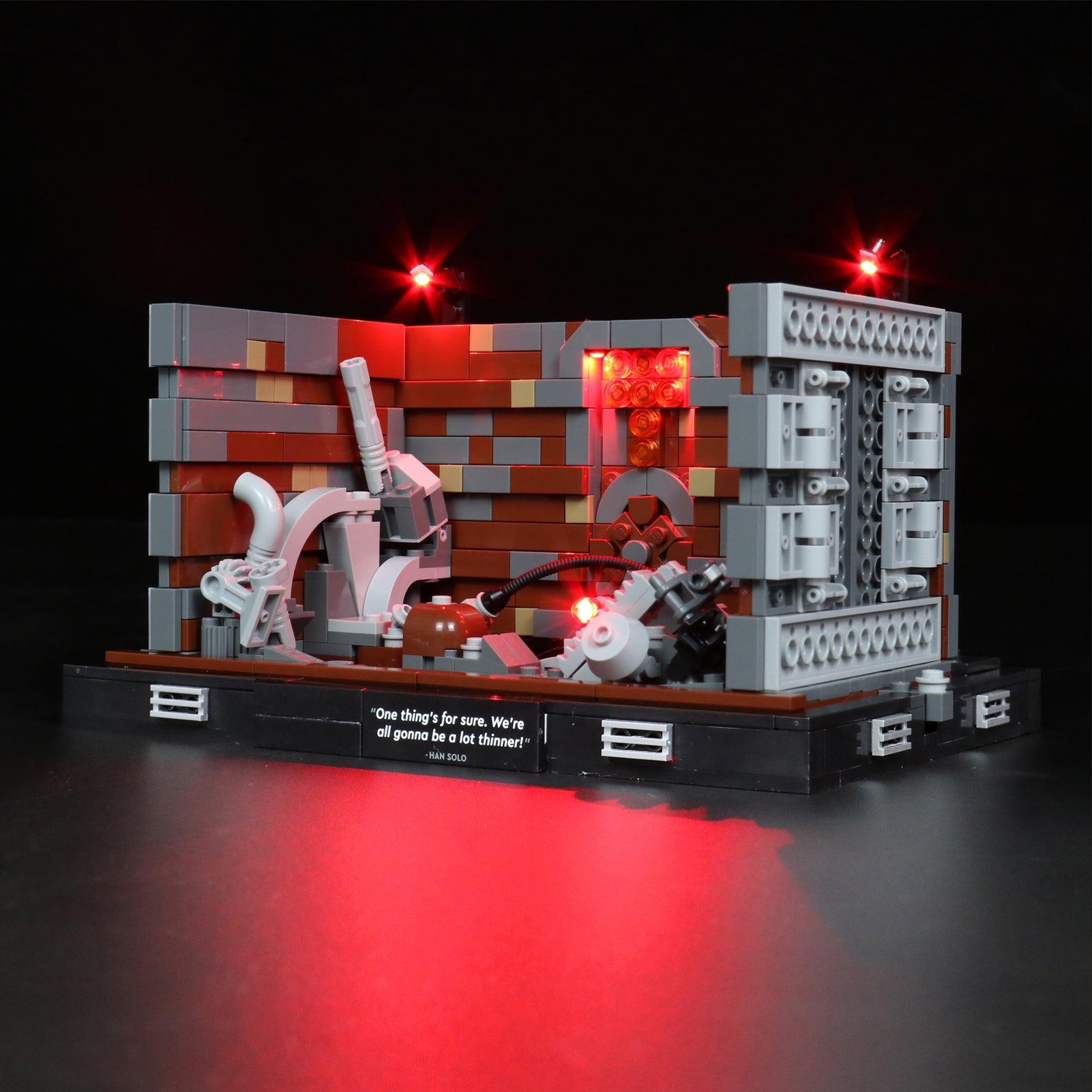 Best Light Kit for LEGO Star Wars Death Star Trash Compactor 75339 - DIY Lighting Set for LEGO Models - Perfect for Display & Nighttime Play