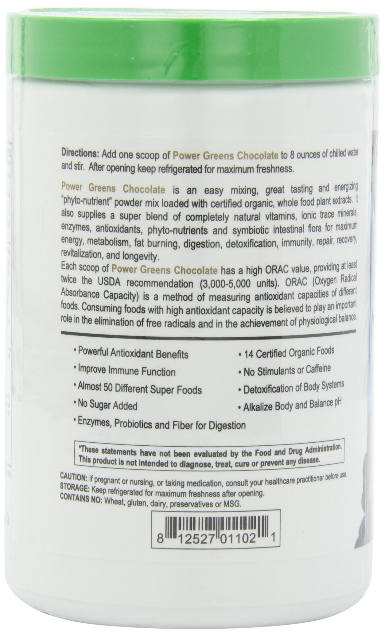 NuMedica Power Greens Chocolate Superfood Powder - 30 Servings (300g) | Organic Greens Supplement for Energy & Digestion | Perfect for Smoothies, Shakes & Healthy Recipes