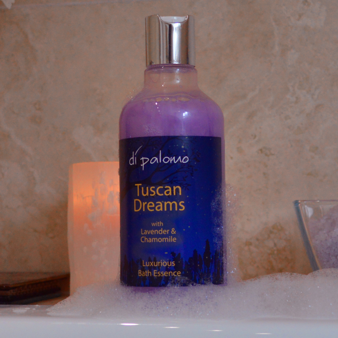 Di Palomo Tuscan Dreams Bath Essence 300ml - Luxury Aromatherapy Bath Oil for Relaxation & Stress Relief - Perfect for Spa Nights & Self-Care Rituals