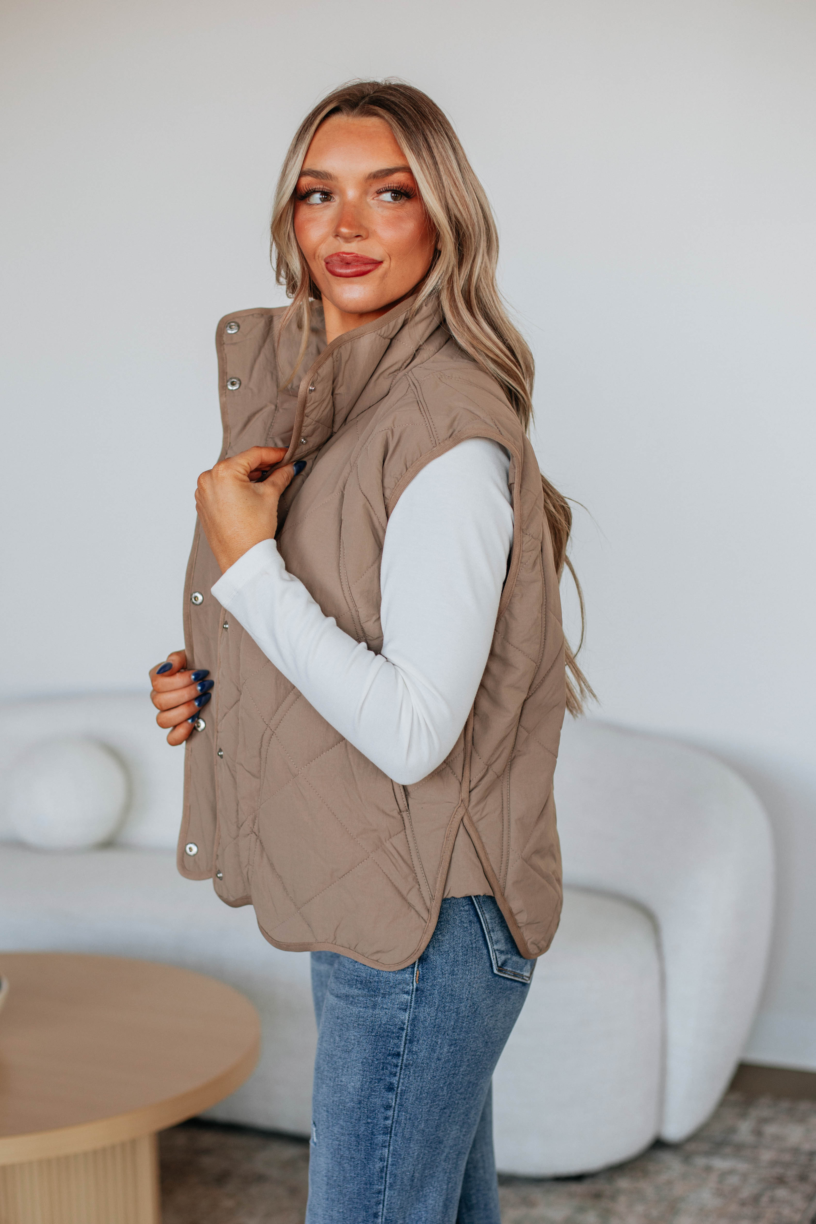 Women's Cobie Quilted Puffer Vest - Lightweight Warm Winter Jacket for Outdoor Activities, Hiking & Casual Wear