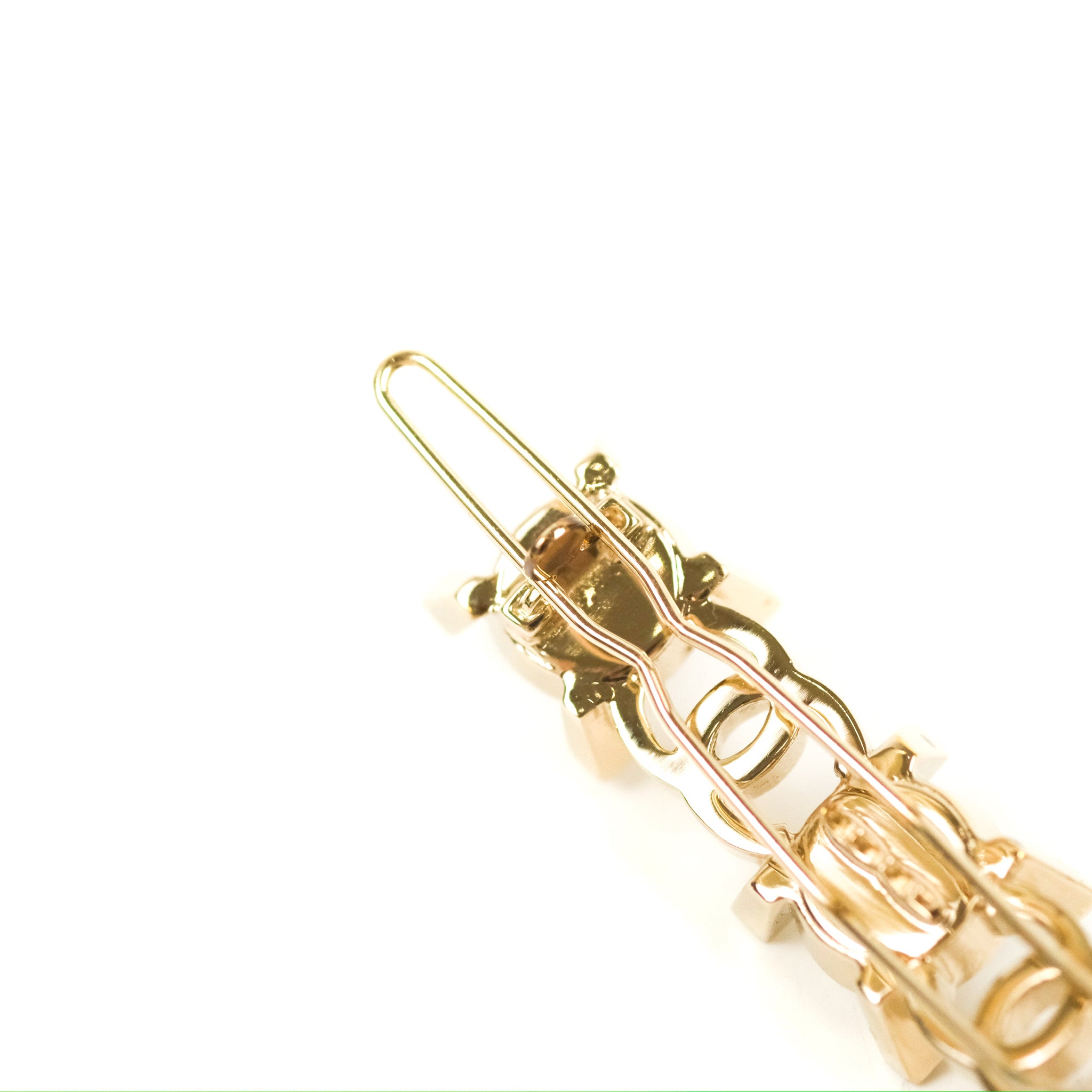 Chanel CC Pearl Hair Clip Gold Tone 21A - Elegant Hair Accessory for Women | Perfect for Weddings, Parties & Everyday Wear