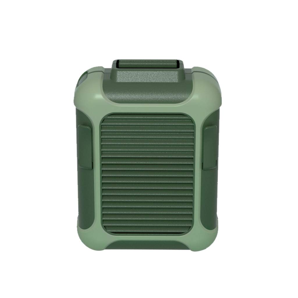 Portable USB Rechargeable Waist Clip Fan - Hands-Free Personal Cooling Fan for Outdoor, Office, Gym & Travel - Mini Hanging Fan with Adjustable Speed
