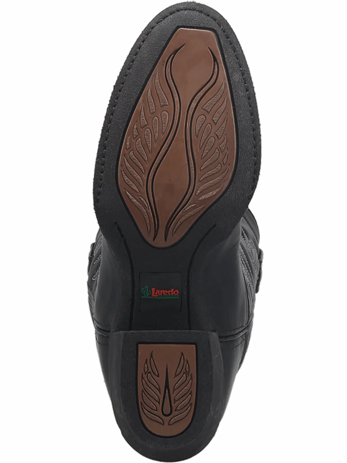 Laredo 51110 Women's MADDIE Leather Boots - Black Ankle Boots for Casual Wear, Work & Outdoor Activities